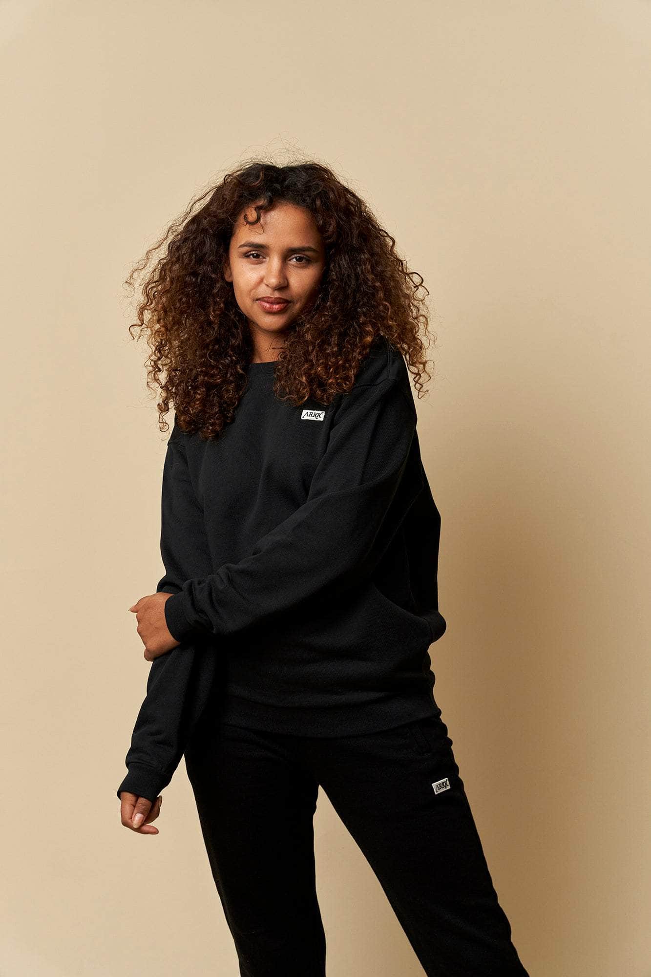 ARKK Apparel ARKK Box Logo Crewneck | Black Crewneck